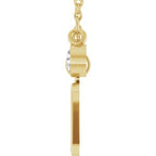 Accented Initial Necklace