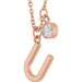 Accented Initial Necklace