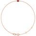 Bezel-Set Link Bracelet