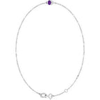 Bezel-Set Link Bracelet