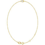 Bezel-Set Link Bracelet