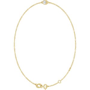 Bezel-Set Link Bracelet