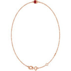 Bezel-Set Link Bracelet
