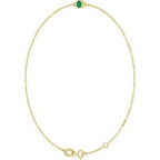 Bezel-Set Link Bracelet
