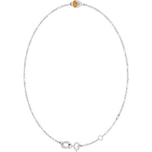 Bezel-Set Link Bracelet