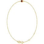 Bezel-Set Link Bracelet