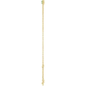 Bezel-Set Link Bracelet