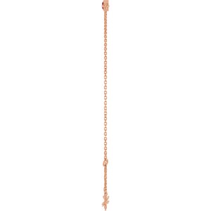 Bezel-Set Link Bracelet