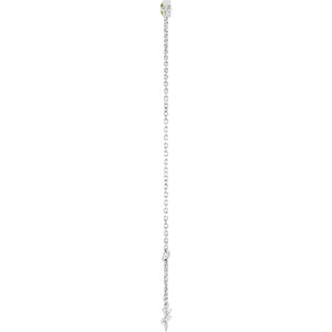 Bezel-Set Link Bracelet