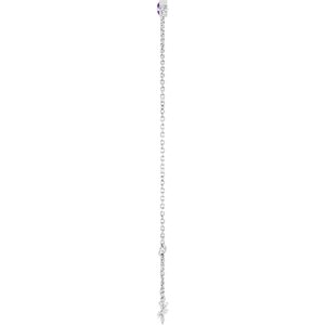 Bezel-Set Link Bracelet