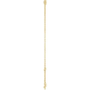 Bezel-Set Link Bracelet