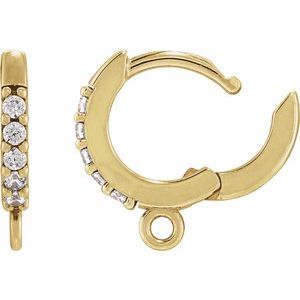 Accented Hoop Earring Top