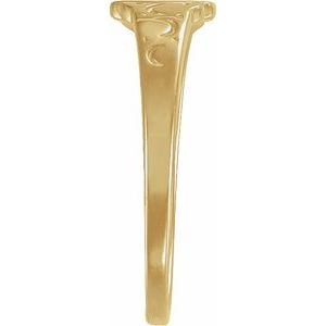 Youth Cross Signet Ring