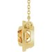 Claw-Prong Solitaire Bezel-Style Necklace or Center