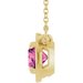 Claw-Prong Solitaire Bezel-Style Necklace or Center