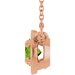 Claw-Prong Solitaire Bezel-Style Necklace or Center