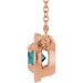Claw-Prong Solitaire Bezel-Style Necklace or Center
