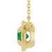 Claw-Prong Solitaire Bezel-Style Necklace or Center