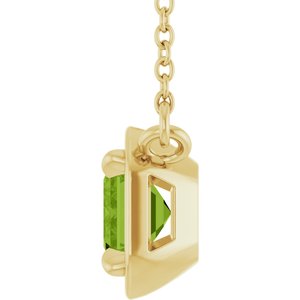 Claw-Prong Solitaire Bezel-Style Necklace or Center