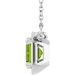 Claw-Prong Solitaire Bezel-Style Necklace or Center