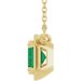Claw-Prong Solitaire Bezel-Style Necklace or Center