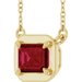 Claw-Prong Solitaire Bezel-Style Necklace or Center