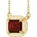 Claw-Prong Solitaire Bezel-Style Necklace or Center