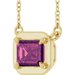 Claw-Prong Solitaire Bezel-Style Necklace or Center