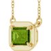 Claw-Prong Solitaire Bezel-Style Necklace or Center
