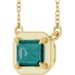 Claw-Prong Solitaire Bezel-Style Necklace or Center