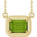 Claw-Prong Solitaire Bezel-Style Necklace or Center