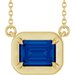 Claw-Prong Solitaire Bezel-Style Necklace or Center