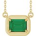 Claw-Prong Solitaire Bezel-Style Necklace or Center