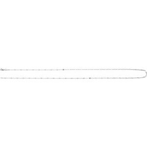 2.5 mm Light Paperclip-Style Starburst Mirror Chain
