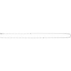 2.5 mm Light Paperclip-Style Starburst Mirror Chain
