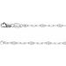 2.5 mm Light Paperclip-Style Starburst Mirror Chain