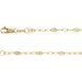 2.5 mm Light Paperclip-Style Starburst Mirror Chain