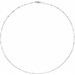 2.5 mm Light Paperclip-Style Starburst Mirror Chain