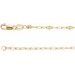 2.5 mm Light Paperclip-Style Starburst Mirror Chain