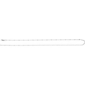 2.5 mm Light Paperclip-Style Starburst Mirror Chain