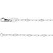 2.5 mm Light Paperclip-Style Starburst Mirror Chain