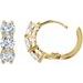 Accented Hoop Earrings