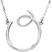 Script Initial Necklace or Center