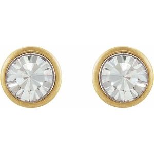 Imitation Crystal Inverness® Piercing Stud Earrings