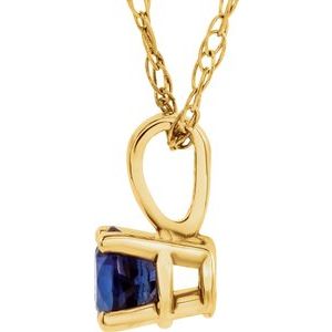 Youth Birthstone Necklace or Pendant