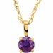 Youth Birthstone Necklace or Pendant