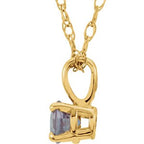 Youth Birthstone Necklace or Pendant