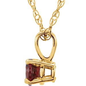 Youth Birthstone Necklace or Pendant