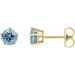 Solitaire Stud Earrings