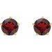 Solitaire Stud Earrings